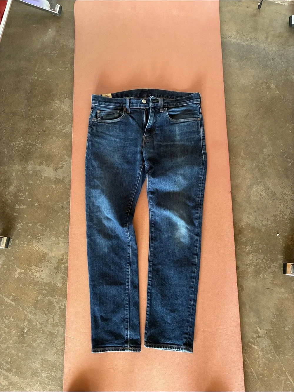 J. Crew Men's Slim Straight Jeans in Dark Blue 30x30 style 484
